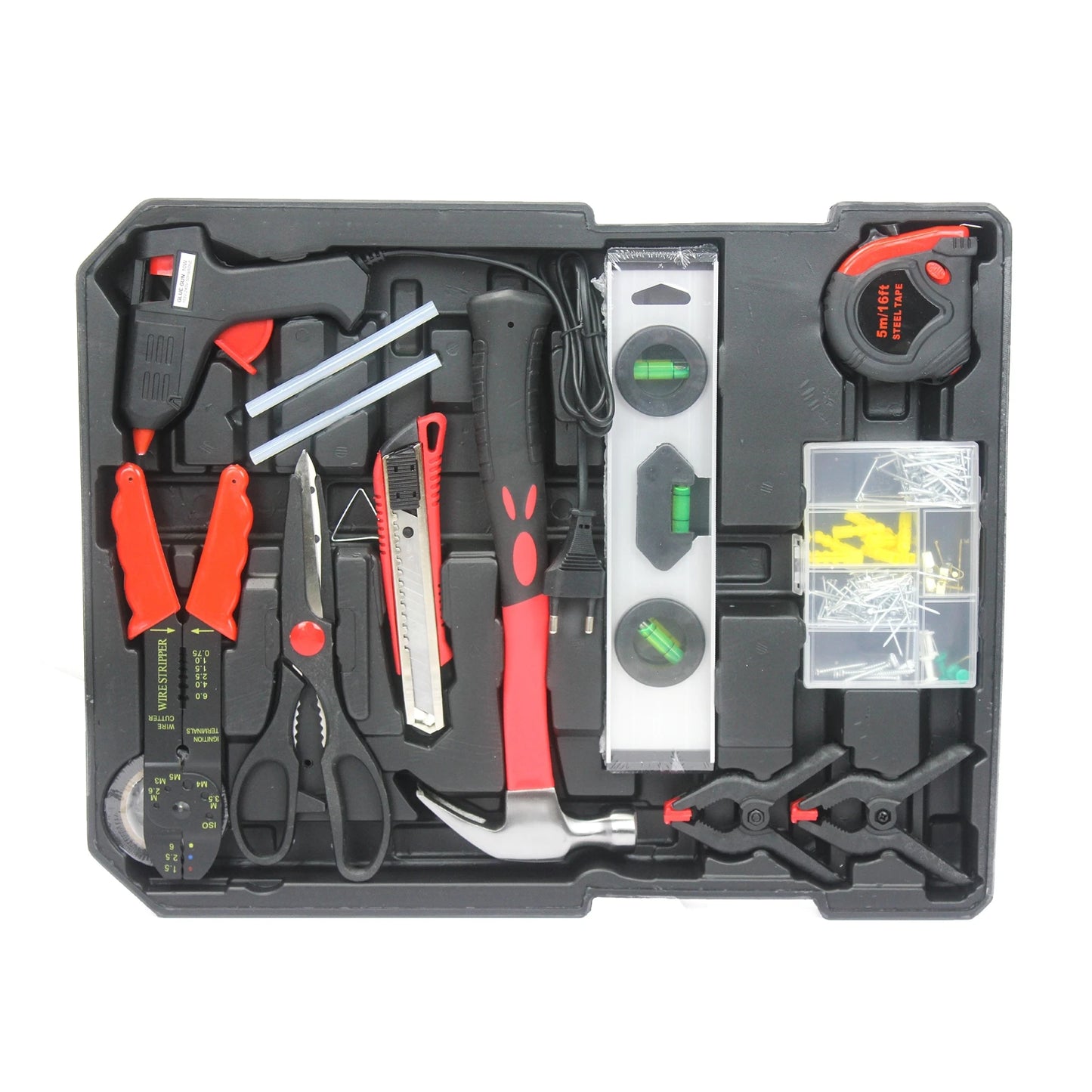 899 Piece Tool Set,Home Tool Kit with Rolling Toolbox,Complete Toolbox Set Hand Tool Set with Toolbox,Auto Repair Tool Set,Black