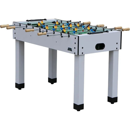 48 Foosball Table – Compact Indoor Foos Ball Table for Adults – Fuseball Futbolito Game with 2 Foosballs, Wooden Handles, Levele