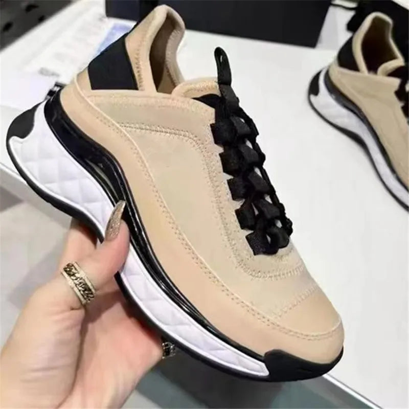 2025 24S Camellia Men Women Comfortable Dress Shoes White Black Genuine Casual Leather Breathable Ladies Low Outdoor Sports