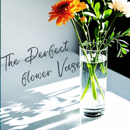 Set of 72 Clear Glass Cylinder Vases for Elegant Centerpieces, Small Flower Arrangements, Home Decor & Table Settings