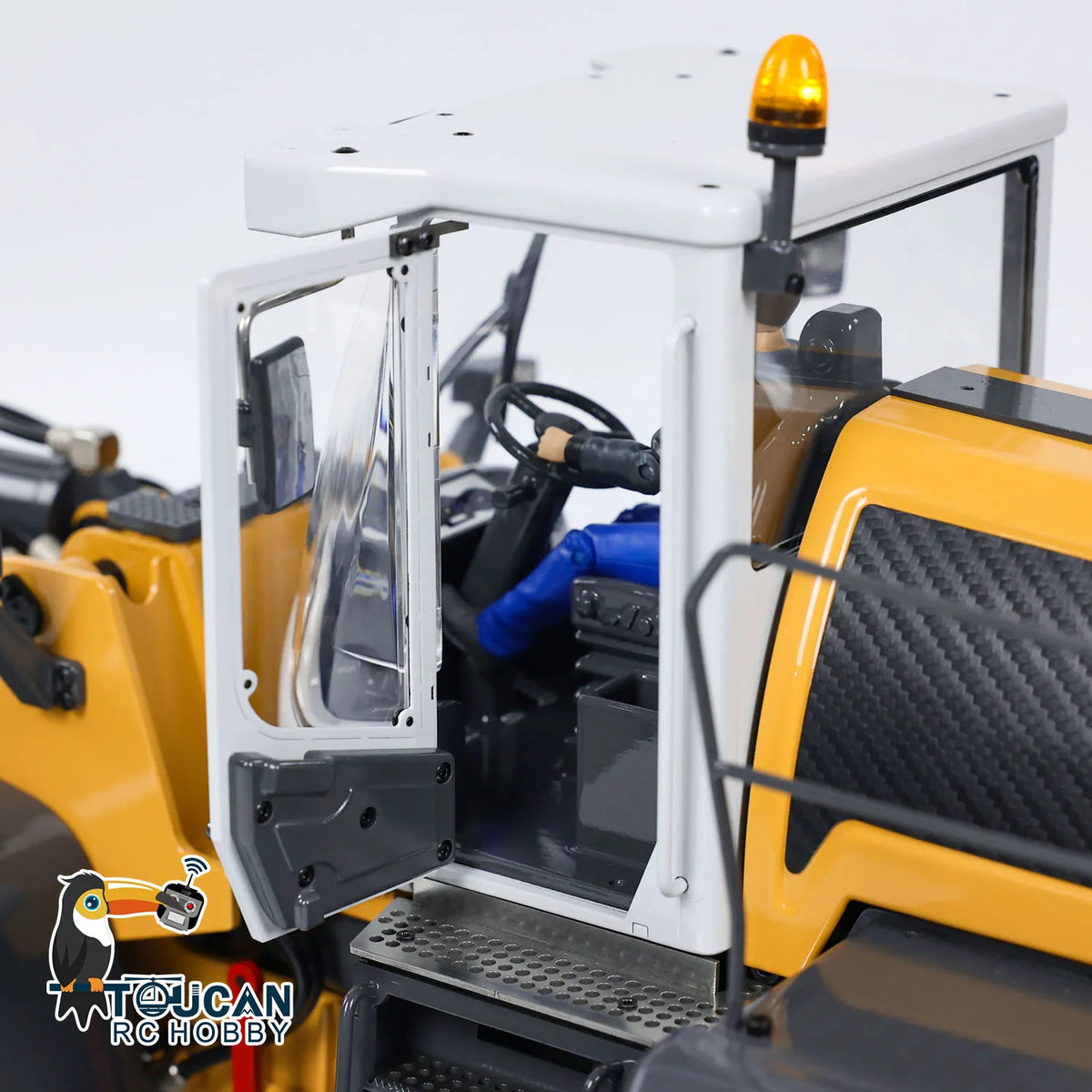 US Stock XDRC 580 1/14 Metal RC Hydraulic Loader RTR Engineering Toy Vehicle with Smoke Lights for Adults Hobby Construction Toy
