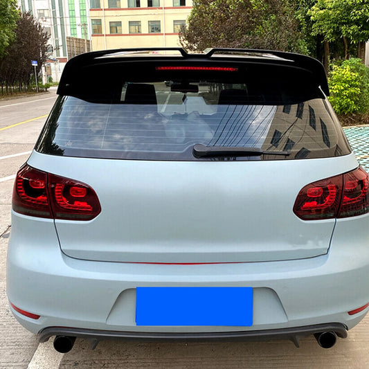 Rear Roof Spoiler Lip Fit For 2008-2013 VW Golf 6 MK6 Hatchback For Regular Golf models i.e TSI/TDI Rear Trunk Wing Gloss Black