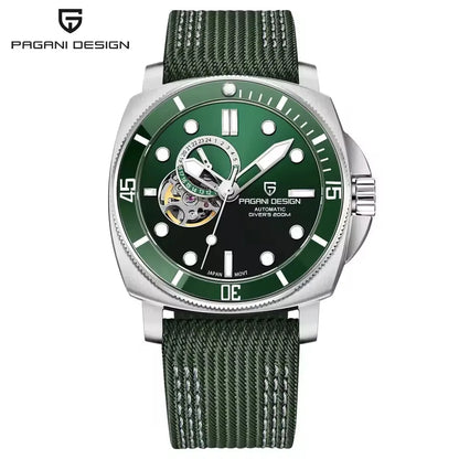 PAGANI DESIGN Top Brand Mechanical Tourbillon Men watch Japan Movt 24-hour Display Luxury Watch Sapphire Luminous Dive Man watch