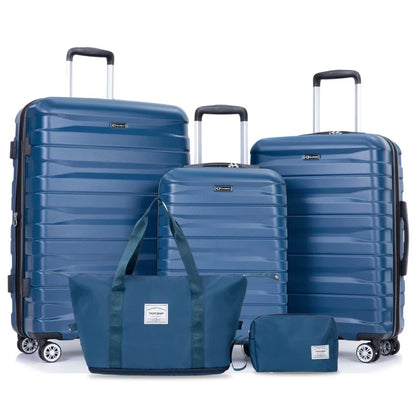 Luggage Sets 3 Piece Suitcases with Double Spinner Wheel,Suitcase Set ABS Hard Case Luggage with TSA Lock