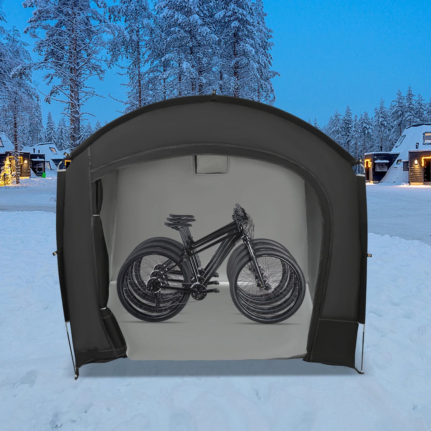 Bike Storage Tent, Travel Bike Storage Tent for 1-4 Bikes ,220x150x185cm Bike Storage Tent, Outdoor Bike Tent