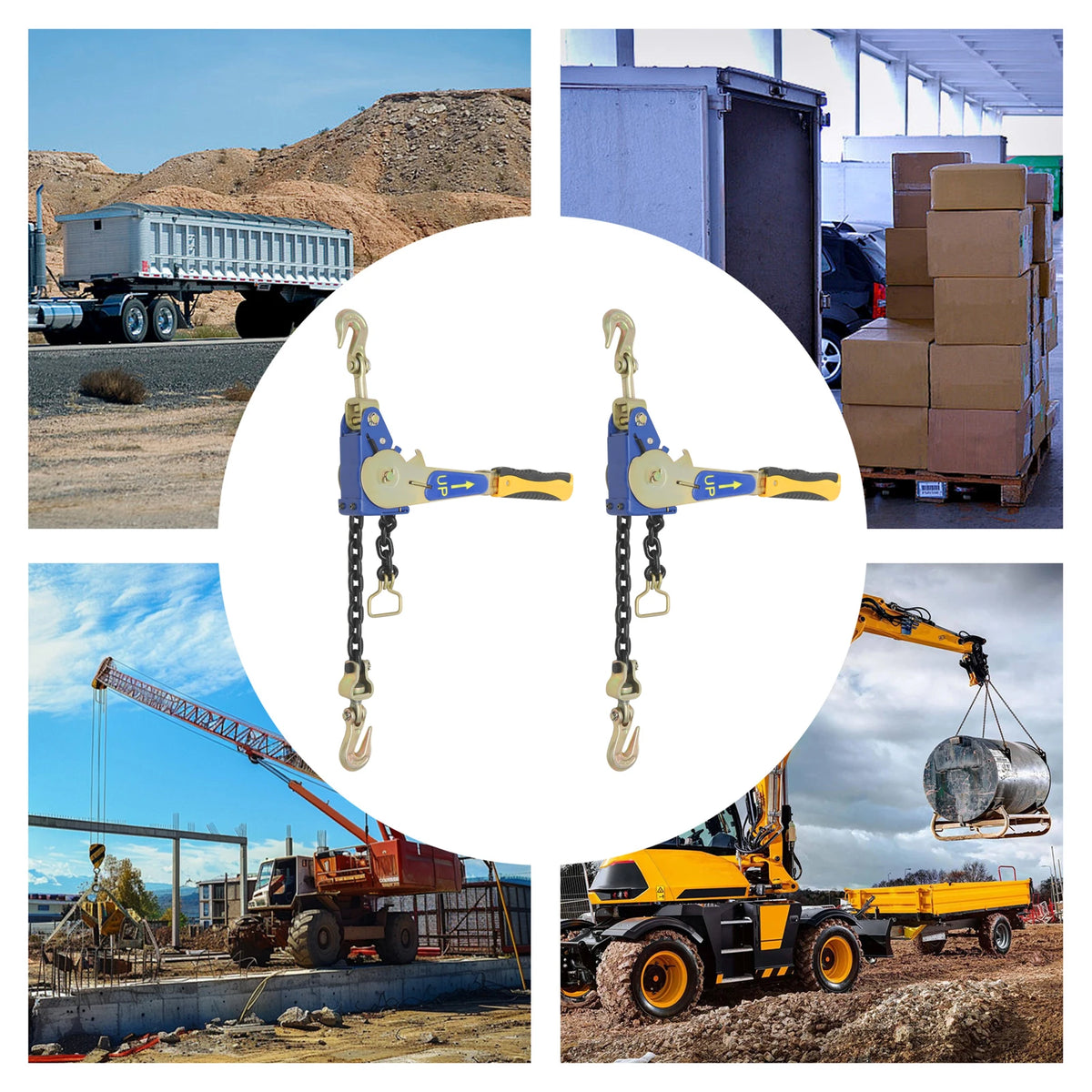 Ratcheting Chain Load Binder, Ratcheting Chain Binder, Heavy Duty Tie Down Ratchet Load Binder