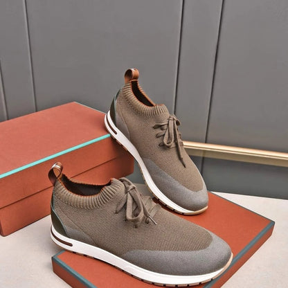 2025 Summer Men Sneakers  Stitched Upper Breathable Lightweight Slip On Casual Shoes for Sports Comfort