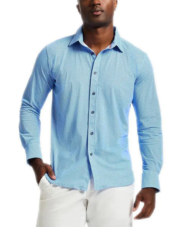 Robert Graham | Leros Textured Long Sleeve Button Front Shirt