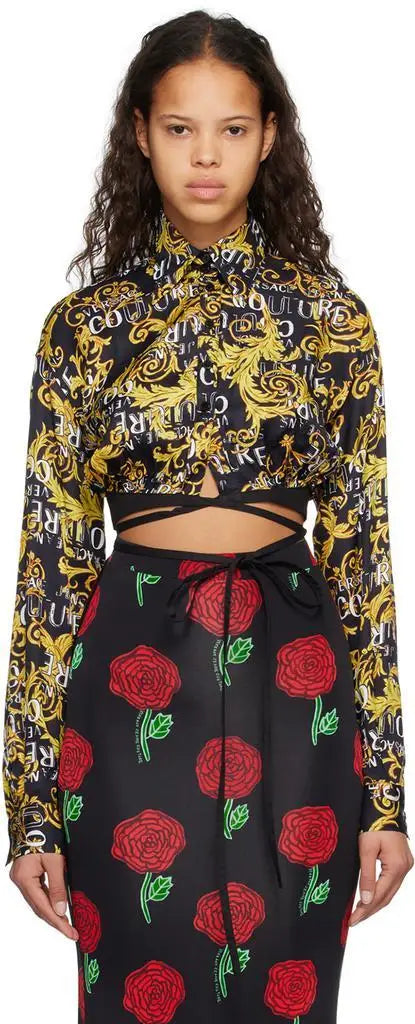 Versace Jeans Couture | Black Regalia Baroque Shirt