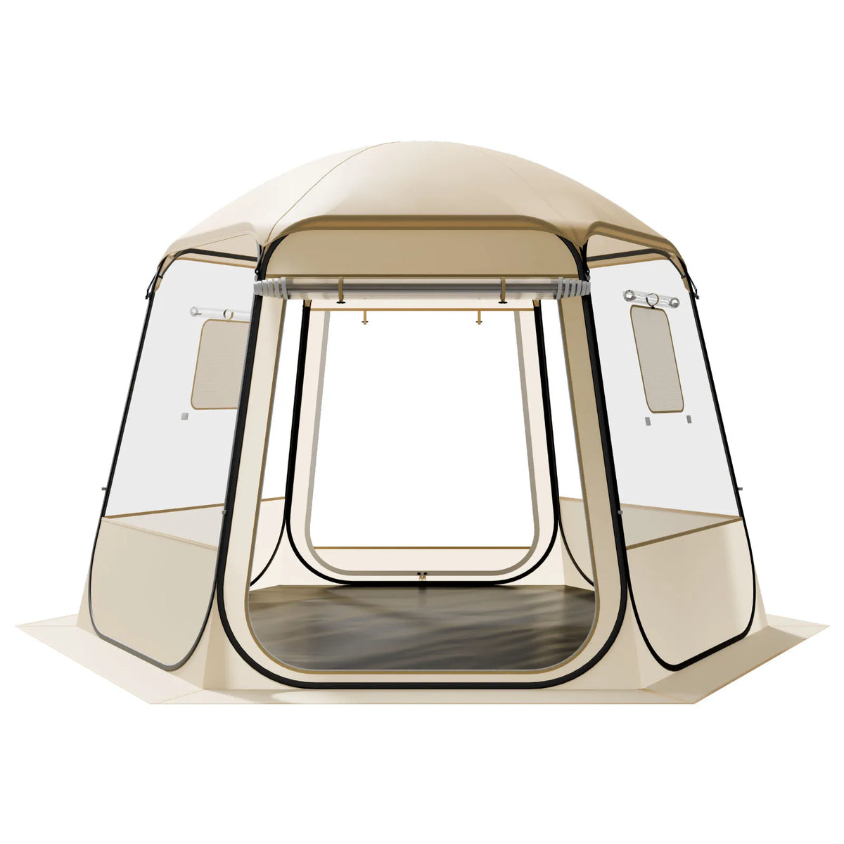 SucceBuy Pop up Bubble Tent Waterproof & UV-Resistant Clear Camping Tent Shelter Outdoor Garden Dome Igloo Tents with Windows