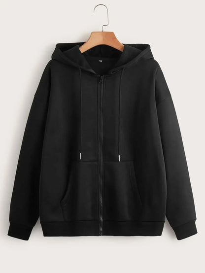 Men's Zip Up Hoodies Casual Zipper Jacket Coats Women Fleece Autumn Winter Harajuku Gothic Hooded Sweatshirts Sports Streetwear