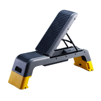 Commercial Adjustable Height Aerobic Step Rubber Base Multi-Functional Fitness Platform