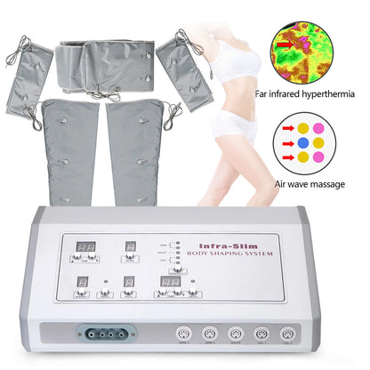 Far-infrared Ray Heating Air Pressure Slimming Suit Pressotherapy Body Contouring Weight Loss SPA Machine