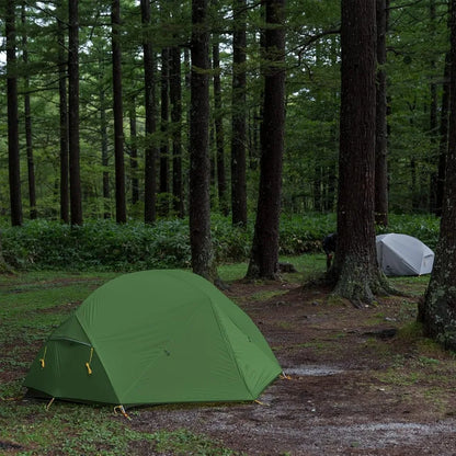 Mongar Backpacking Camping Tent 2 Person Lightweight 3 Season Waterproof Hiking Tent Double Crossbars Easy Setup Double Layer f