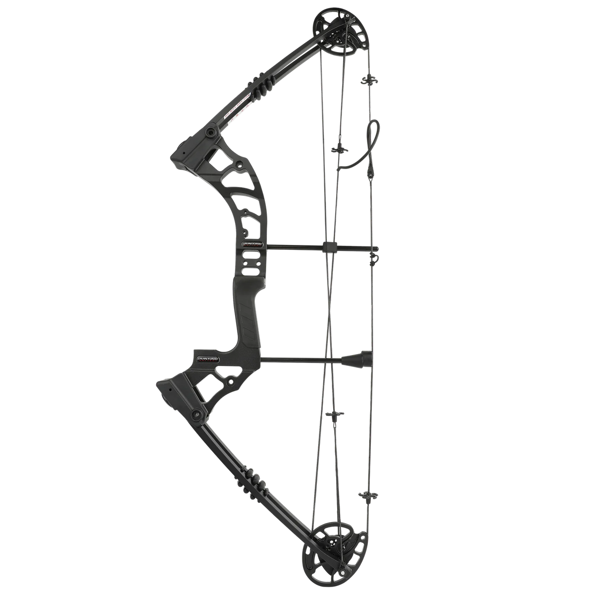 Compound Bow 0-70lbs Adjustable 80% Let-off 320fps Magnesium Alloy Riser Right Hand for Hunting Shooting Outdoor Target