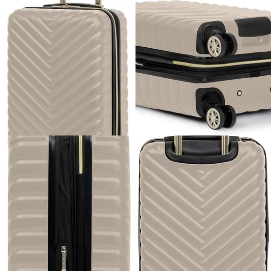 Kenneth Cole Madison Square 20 Expandable Taupe Hardshell Spinner Luggage