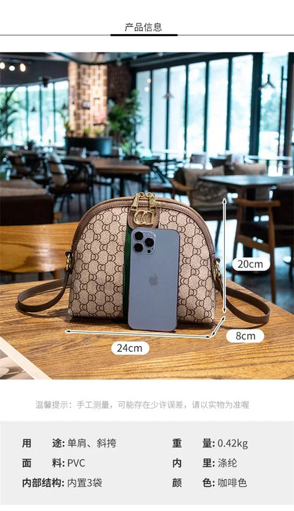 Designer fashion  Women Shoulder Bags Ophidia Small Shell Crossbody Luxury Hand Printed Presbyopia tote bag A BG1