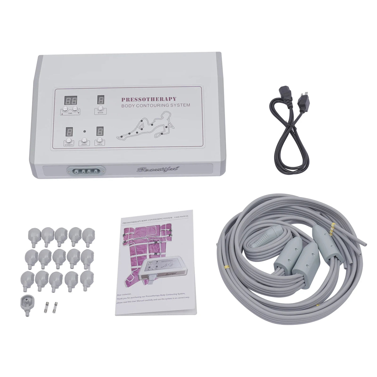 100V-120V/60HZ Electric Air Pressure Massage Machine 50L/Minute Air Pump Slimming Suit 50W Multifunctional Body Massager