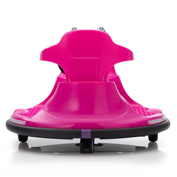 12V Remote Control Bumper Car for Kids, LED Lights, Music, 360° Rotate, Ride-On Toy, 3-8 Years Old