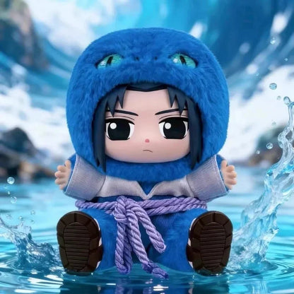 Original BANDAI Eaki Naruto Uzumaki Naruto Blind Box Shippuden Beast Party Series Plush Doll Anime Characters Are Cute Toys Gift