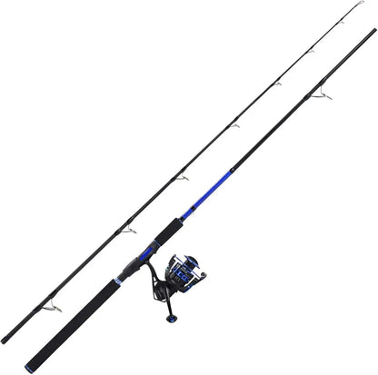 Premium Fishing Rod and Reel Combo, Lightweight IM6 Graphite, Stainless Steel Guides with Ceramic Rings, EVA Handles for Comfort