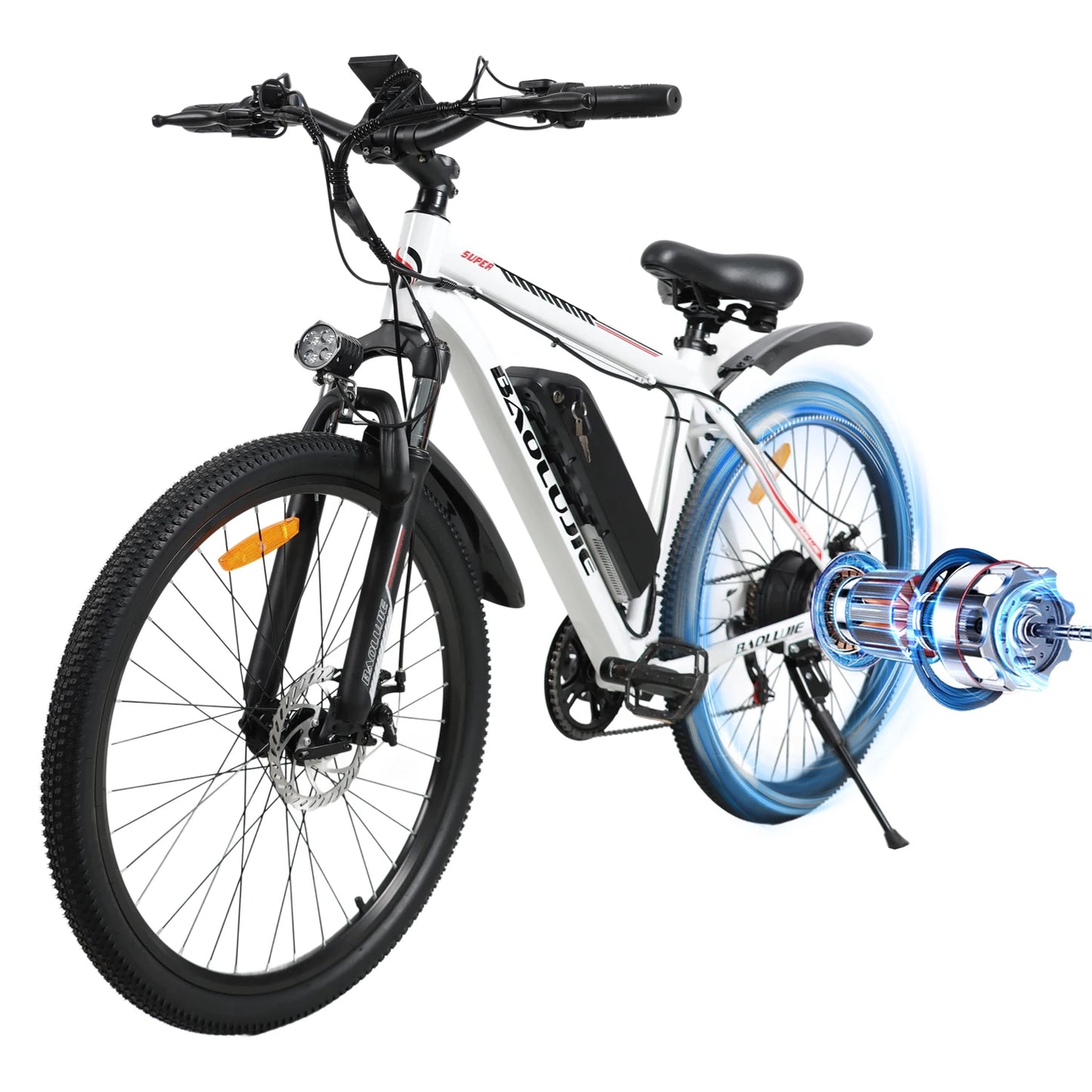 BAOLUJIE DM01 Electric Bike for Adult 2000W Motor Electric Bike 60V 30AH Moto 42MPH City Commuter Electric Bike【1 Year Warranty】
