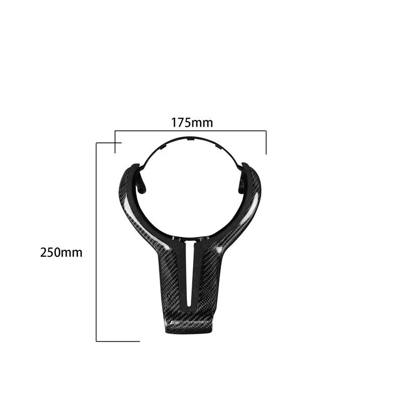 Pangolin Suede Carbon Fiber Steering Wheel Trim Replace Fit For BMW M2 M3 M4 M5 M6 X5M Car Interior Parts