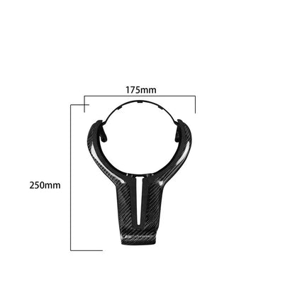 Pangolin Suede Carbon Fiber Steering Wheel Trim Replace Fit For BMW M2 M3 M4 M5 M6 X5M Car Interior Parts