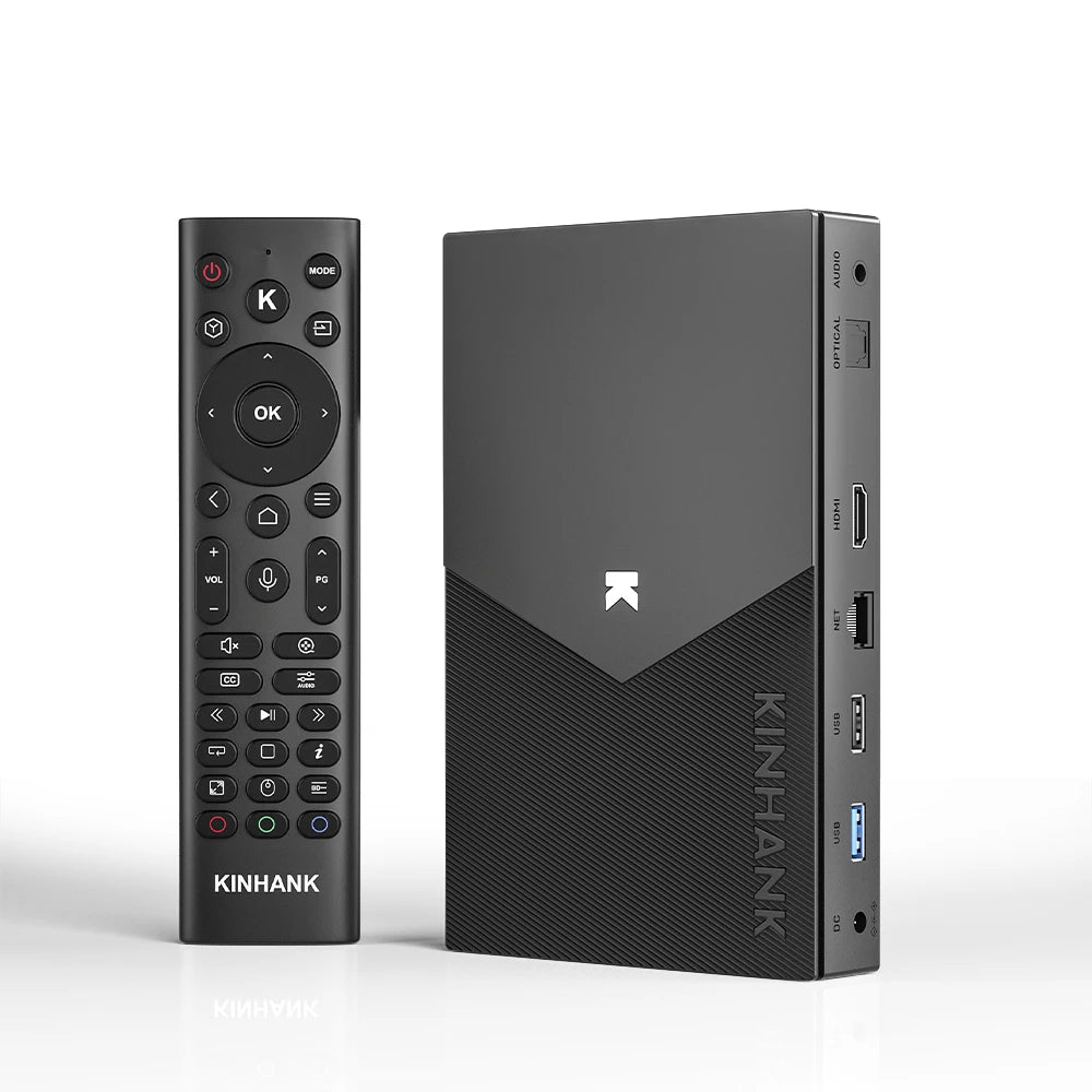 KINHANK K9 Android Smart TV Box Wifi6 8K Amlogic S928X-K ISO BDMV 4GB 64GB Dolby Vision Atmos HDR10+