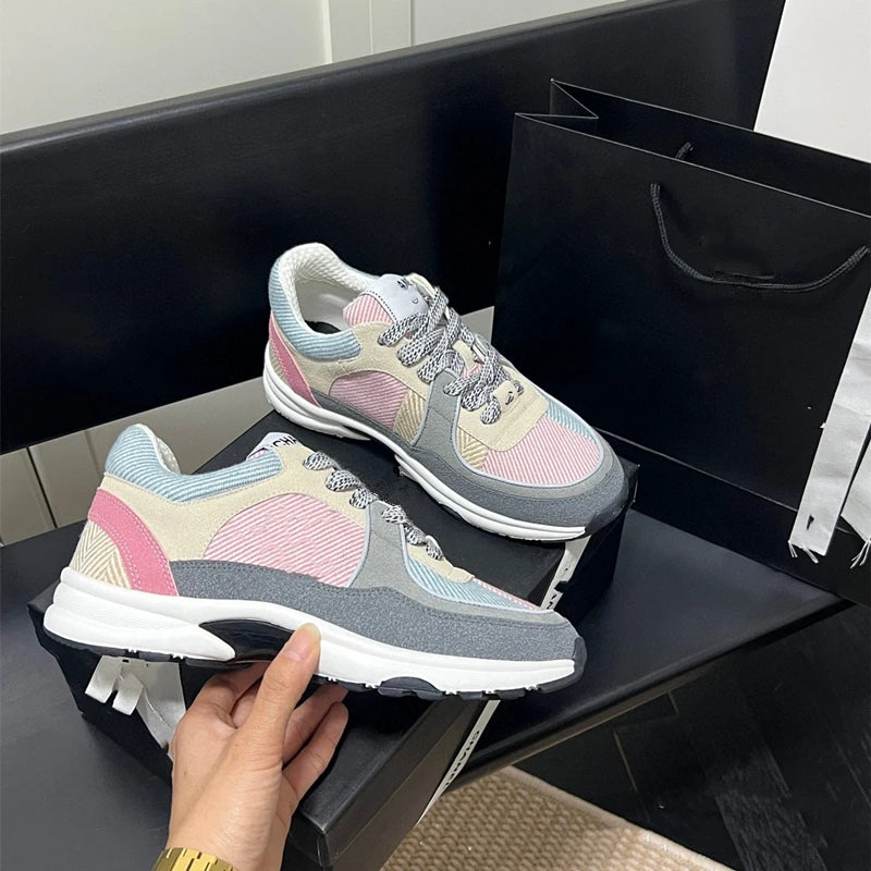 2025 24S Camellia Men Women Comfortable Dress Shoes White Black Genuine Casual Leather Breathable Ladies Low Outdoor Sports