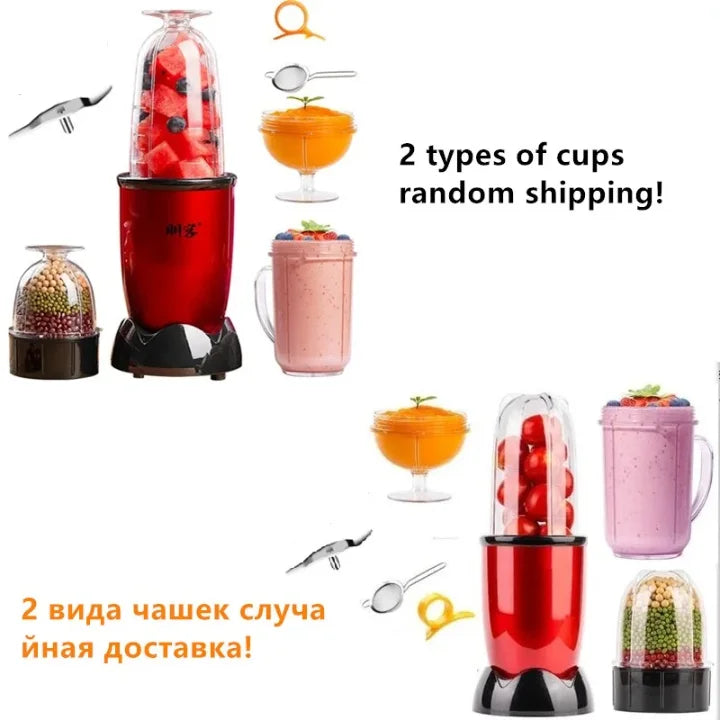 220V Mini Household Electric Juicer Portable Automatic Multifunctional Food Blender Juice Maker Machine Without Switch