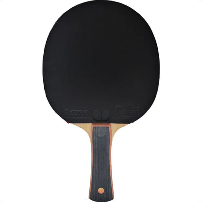 TB Pro-Line Table Tennis Rackets - Medium Fast Blade and Rubber Combination with Free Racket Case - Black and Red - Advanced Le