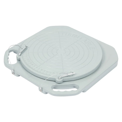 2-Piece Wheel Alignment Tool Set, Magnesium Alloy Front Wheel Alignment Turntable Tool Plates with 360° Rotation Angle