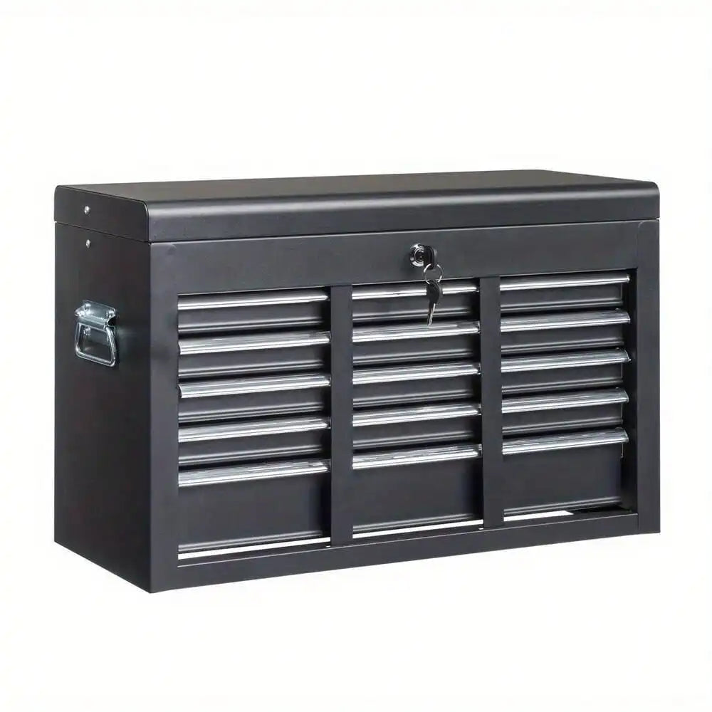 5-Drawer Tool Chest Metal Tool Box Storage Cabinet Organizer with Lock & Keys