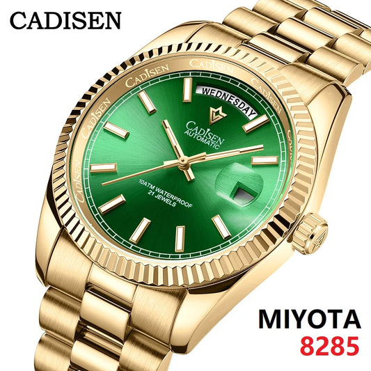 CADISEN DD40 Men Watches Luxury Automatic Mechanical Watch Men AR Sapphire Glass 10Bar Japan MIYOTA 8285 Movement Wristwatch Men
