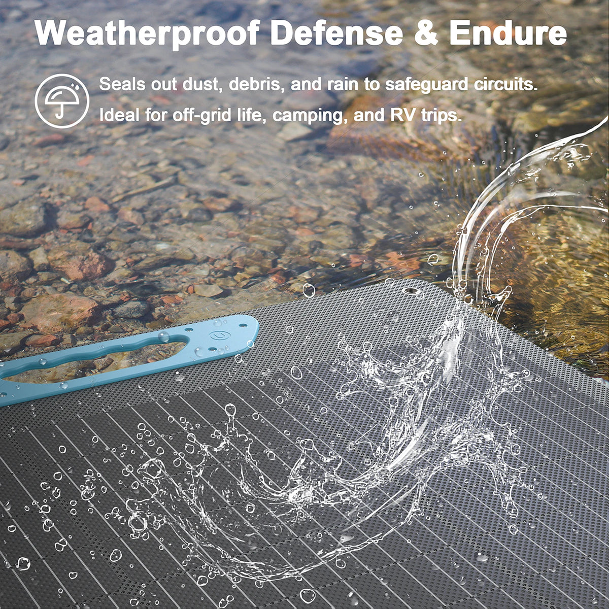 E-POWO Portable Solar Panel 220W ETFE Foldable Solar Charger for Power Station Camping RV Hurricane Phones Full Kit Military-Grade Quality