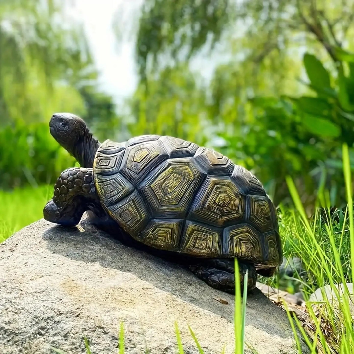 Large 3D Turtle Statue Realistic Resin Garden Sculpture Outdoor Decor for Garden Decoration Sculpture XXL