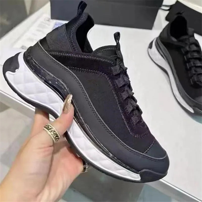 2025 24S Camellia Men Women Comfortable Dress Shoes White Black Genuine Casual Leather Breathable Ladies Low Outdoor Sports