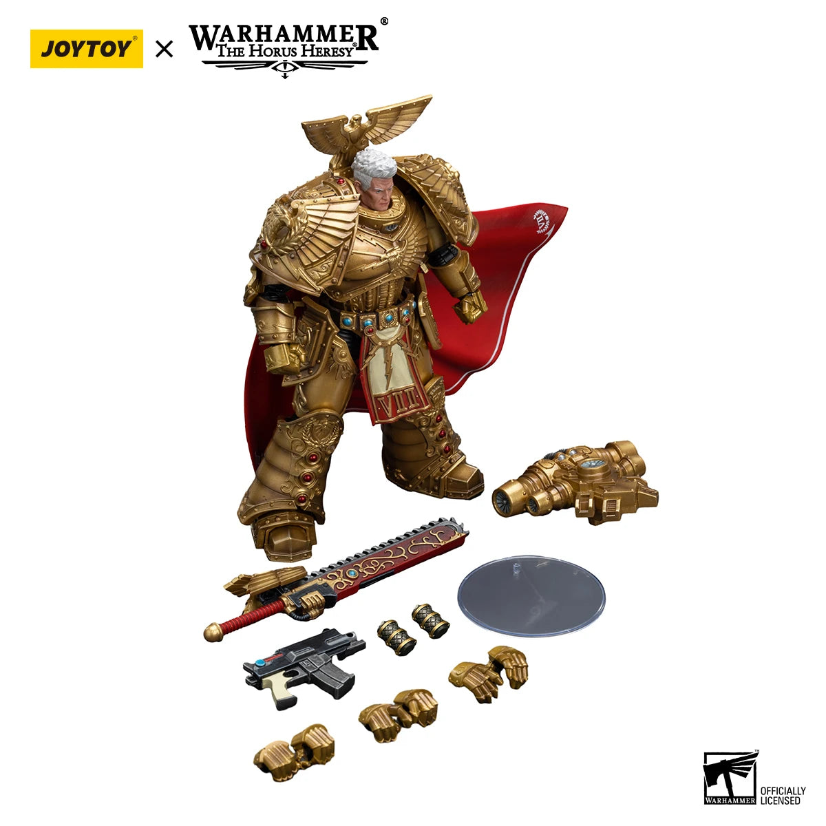 [IN STOCK]JOYTOY Warhammer 30K 1/18 Action Figure Imperial Fists  Rogal Dorn Anime Military Model