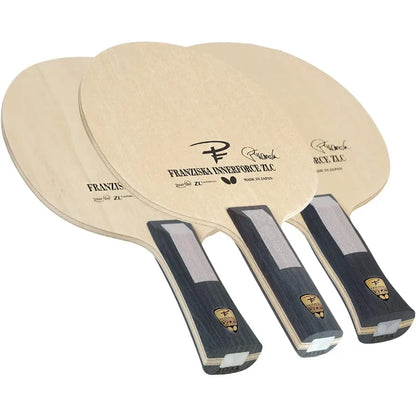 Franziska Innerforce ZLC Table Tennis Blade - Professional Carbon Fiber Blade - FL and ST Handle Styles - Made in Japan - Black