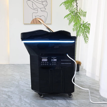 Head SPA Shampoo Basin with 60L Water Storage Tank, Water Heating, No Need to Connect Water Pipe, Water Cycle Hydrotherapy