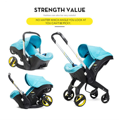 3 in 1 Baby Stroller,Multifunctional Baby Stroller,Convertible Baby Stroller,3 in 1 Stroller Wagon,Foldable 3 in 1 Baby Stroller