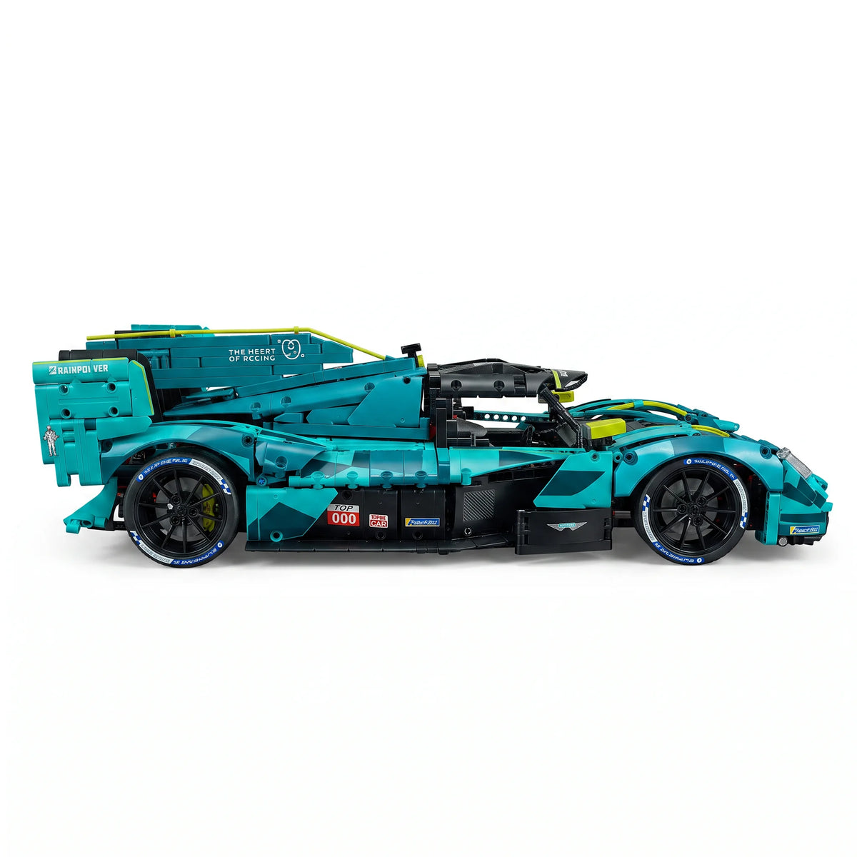 MOC 1:8 2025 Le Mans 24h Aston Martin Valkyrie THOR Team Building Blocks 3069PCS