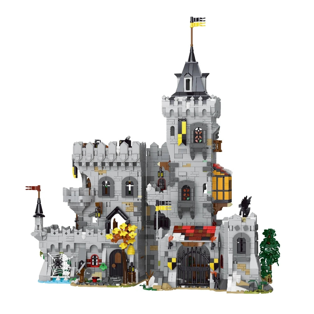 4961PCS Creative Expert King of Crows Castle Building Blocks Set Medieval Fortress Model Assembly Toys for Adults Kids Gift