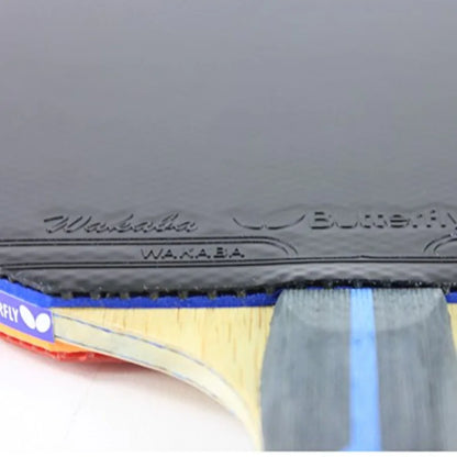 802 FL Shakehand Table Tennis Racket China Series Powerful Arylate/Capton Blade and Rubber Combination with Racket Case Recomme