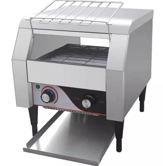 Automatic Chain Conveyor Toaster Small Electric Bread Toaster Commercial Stainless Steel Toaster Oven for Hotel Breakfast Servic