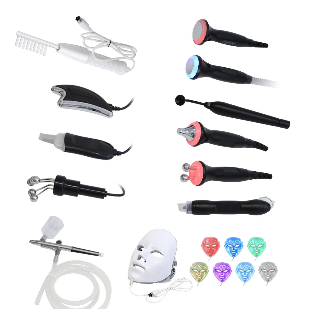 12-in-1 Women Beauty Equipment Bubble Oxyge Ultrasonic Scrubber Hydro Machine  Aqua Peeling Lift Skin Bubble Moisturizer Oxygen Machine
