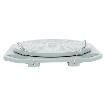 2-Piece Wheel Alignment Tool Set, Magnesium Alloy Front Wheel Alignment Turntable Tool Plates with 360° Rotation Angle