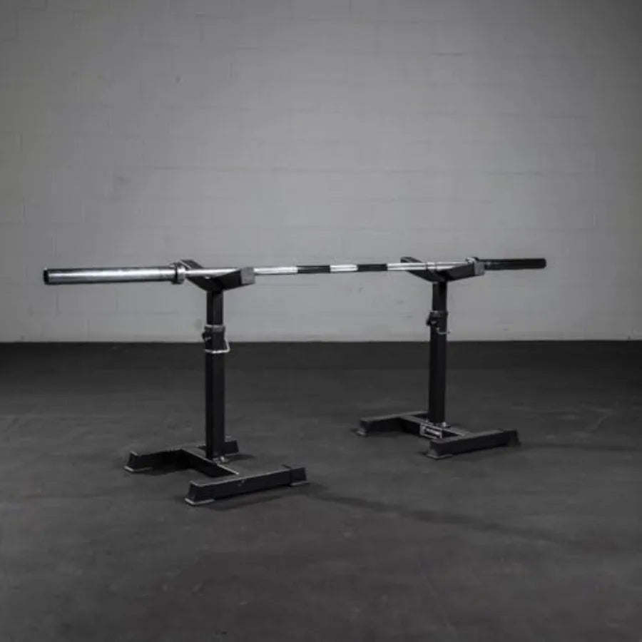 Titan Fitness Independent Bench Press Spotter Stands with Adjustable Uprights for Home and Gym Use Supports Up to 700 LB Ideal