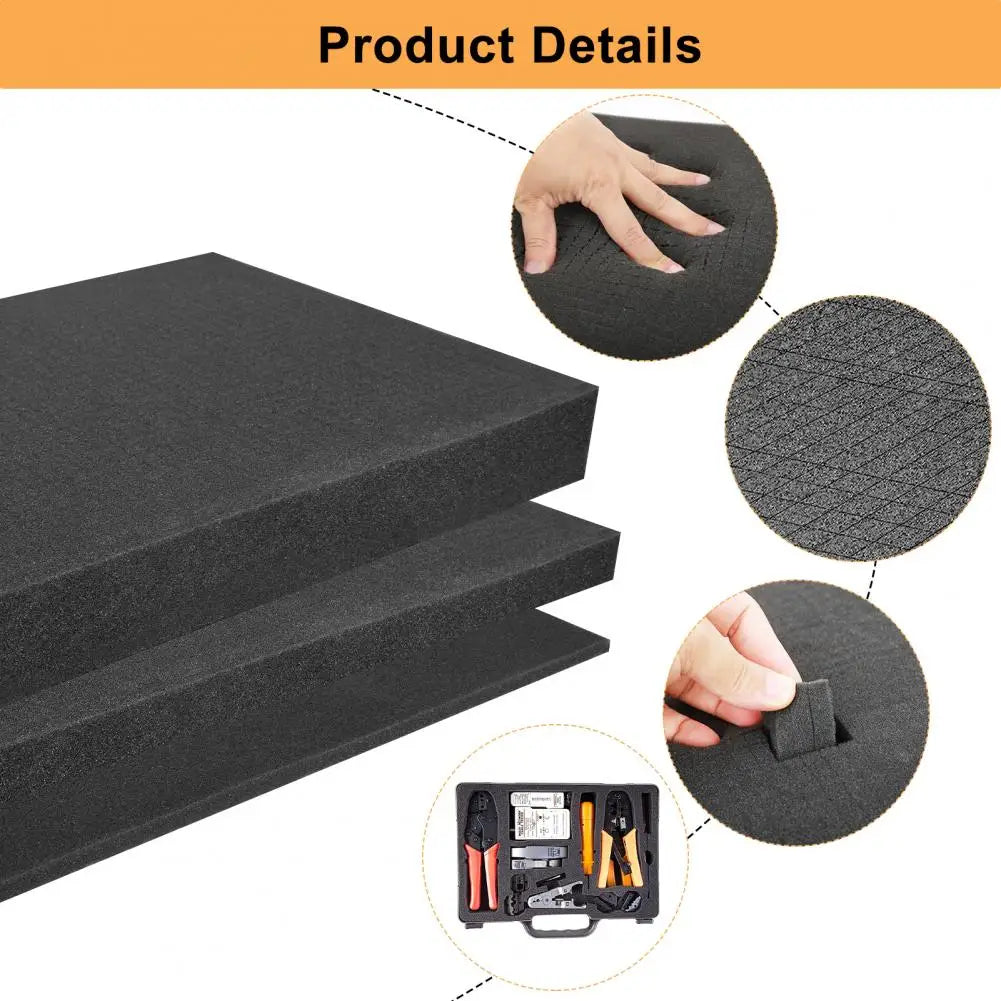Pick Apart Foam For Toolbox Pre Cutting Foam Insert Pick Pluck Sponge Precorted Shadow Foams For Hard Flight Case Tool Organizer